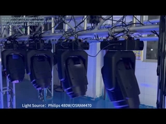 मेगापॉइंट रोब 480WLL हाई पावर मूविंग हेड लाइट 7500K 8500K आर्टनेट sACN संगत