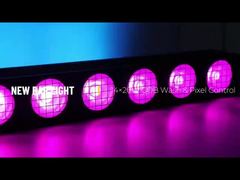 14×20W COB वॉश पिक्सेल बार लाइट बेस के साथ