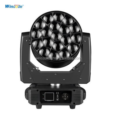 अच्छी कीमत 19*15W LED RGBW 4 in 1 Beam Moving Head Light with 50000 Hours Lifespan for Night Club and Wedding ऑनलाइन