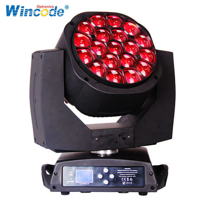अच्छी कीमत Big Bee Eye LED Moving Head Light with 19*15W RGBW High Brightness 540° Pan and 210° Tilt Movement for DJ Disco Party ऑनलाइन