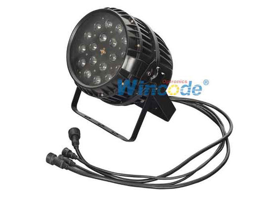 अच्छी कीमत 18 एलईडी 10W / 15W डीएमएक्स कंट्रोल वाटरप्रूफ IP65 मोटर चालित ज़ूम एलईडी पैरा लाइट लाइनर डिमिंग ऑनलाइन