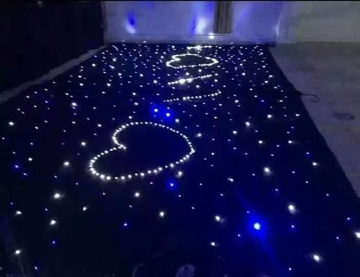 अच्छी कीमत डीजे टेबल एलईडी पर्दा रंग क्रमिक परिवर्तन एलईडी जाल पर्दा DIY आकार 20W आरजीबी / एकल रंग 6 चैनल ऑनलाइन