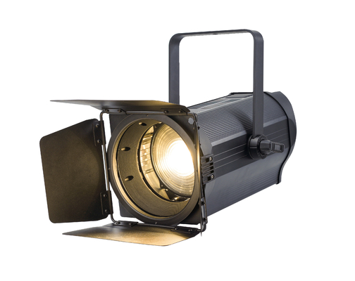 200W एलईडी फ्रेस्नेल स्पॉट फेस लाइट RGBW CRI≥95 RDM DMX512 मोटर चालित ज़ूम