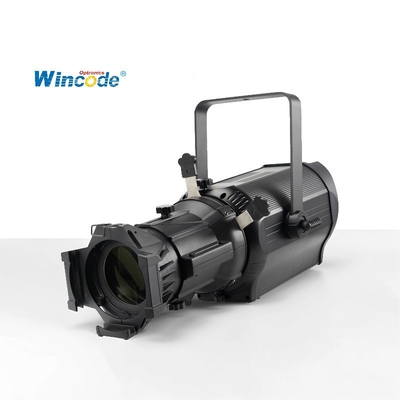 300W आरजीबीएडब्ल्यू एलईडी दीर्घवृत्तीय स्पॉटलाइट। DMX512/RDM नियंत्रण। थिएटर और स्टूडियो प्रकाश व्यवस्था।